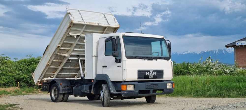 Man 7,5  - basculabil original  3 laturi - 267.ooo km! Meiller Kipper