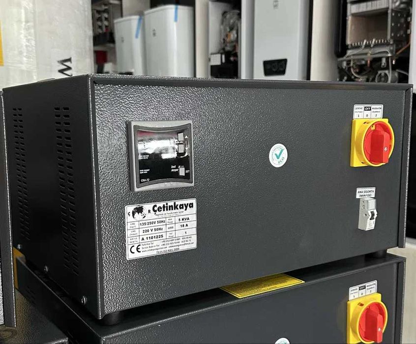 Стабилизаторы напряжения от 15-800KVA CETINKAYA