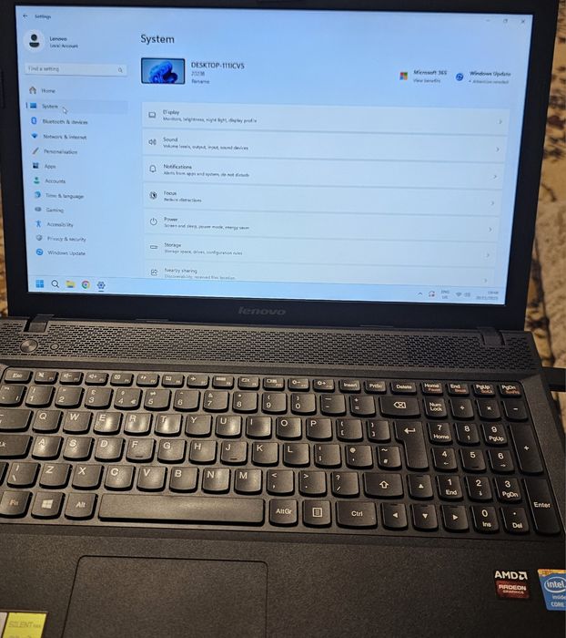 Laptop Lenovo G510 , 8GB RAM,  Intel I3 , SSD 256 GB , AMD Radeon