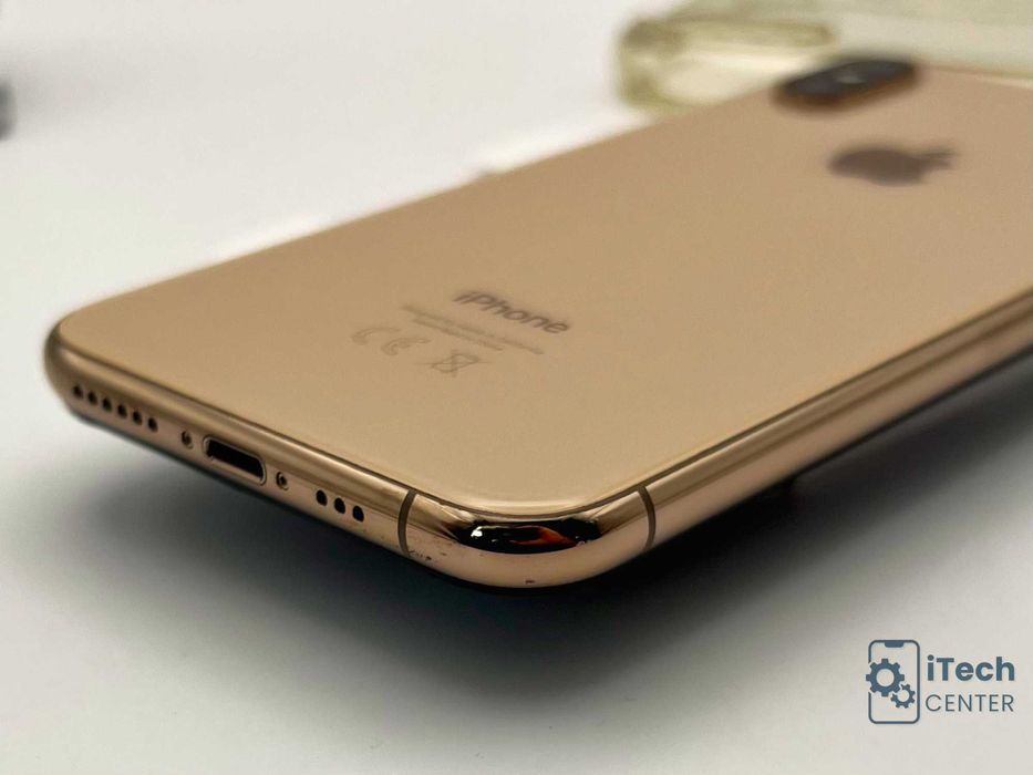 iPhone Xs, 64GB, Gold, 100% батерия, КАТО НОВ, ГАРАНЦИЯ!