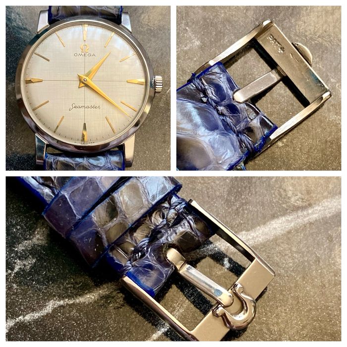 Ceas Omega Seamaster Linen Crosshair Cadran, impecabil, rar