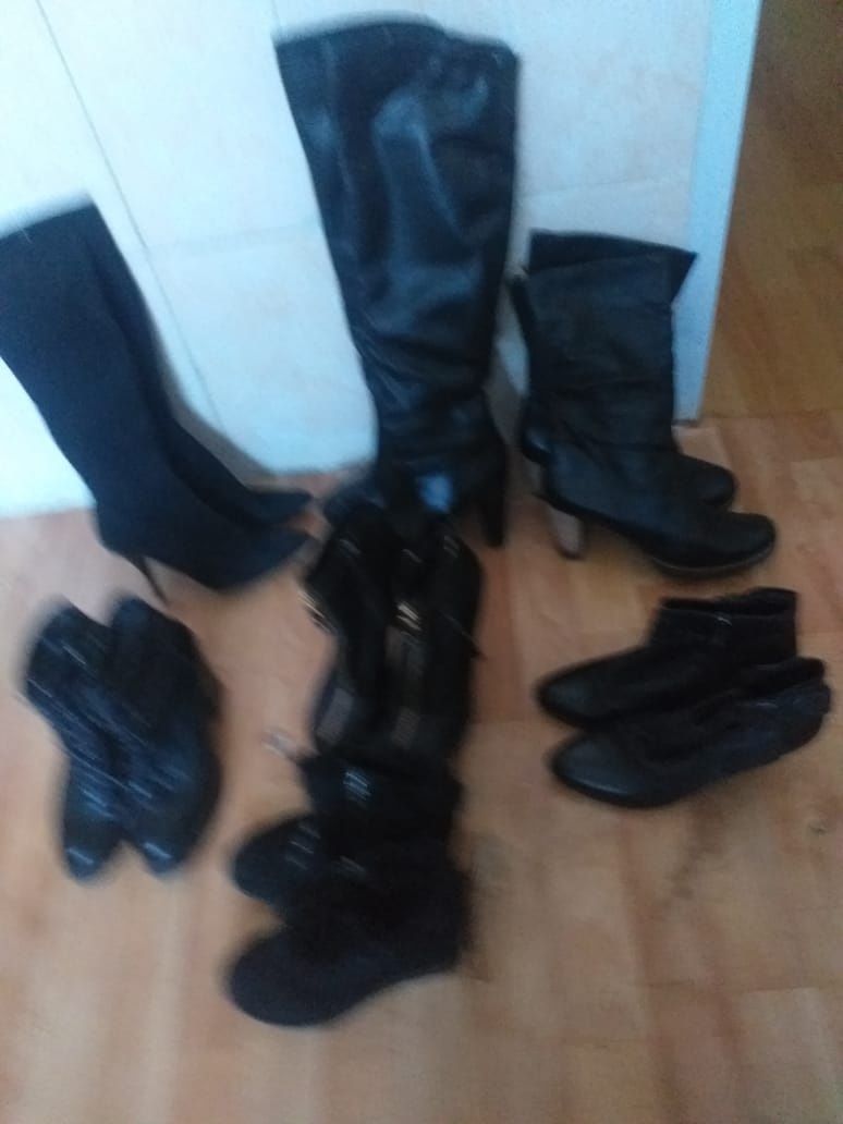Продам женские сапоги разные, ботинки,туфли мужские