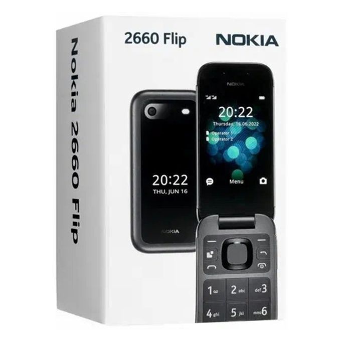 Nokia 2660 flips - qo'shimcha telefon - dostavka bepul - ORGINAL