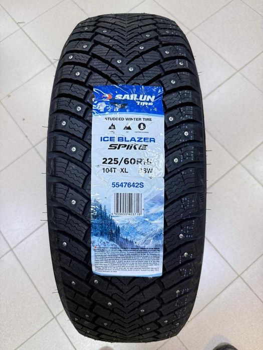 225 60 R18 зимние шины Sailun Spike новая модель 2025 год