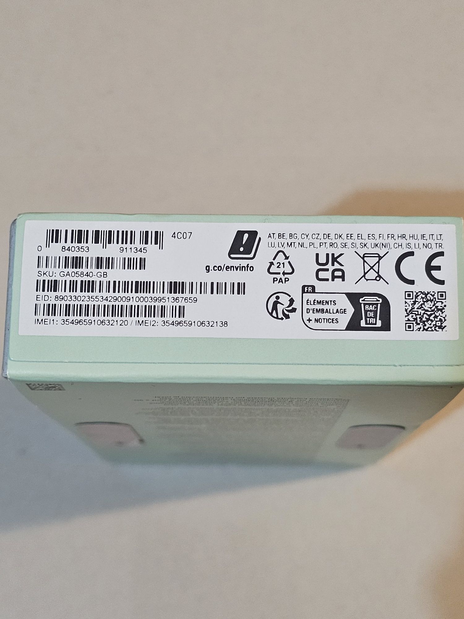 Google Pixel 9, 128GB, 12GB RAM, 5G, Wintergreen, SIGILAT