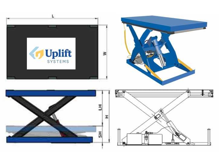 Подъёмник, лифт. Ножничный автомобильный подъемник