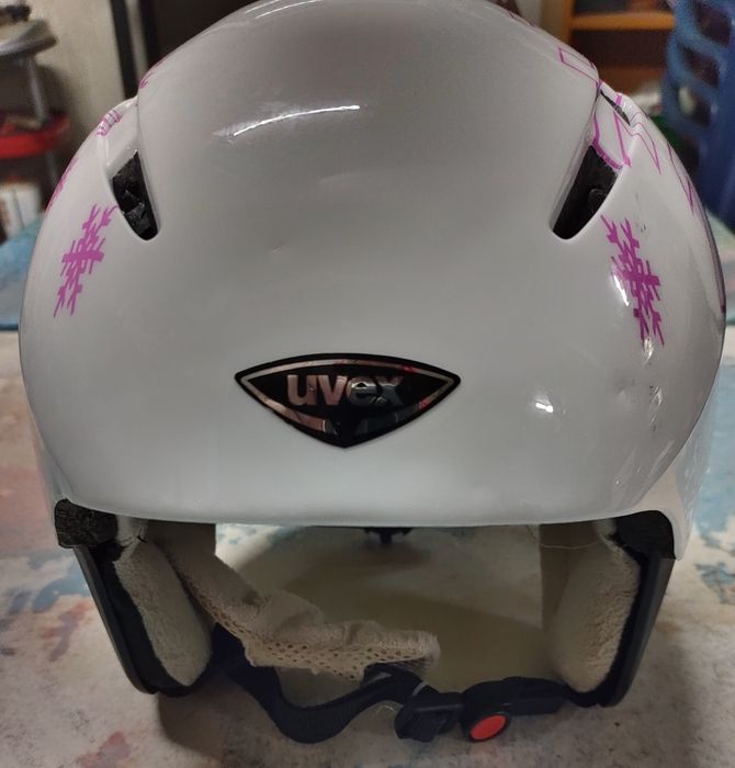 Cască ski albă Uvex 55 - 58cm