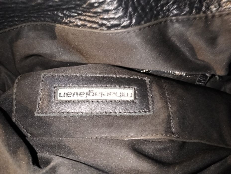 Geanta umăr piele marca Ripani,Rucsac piele marca Mihaela Glavan, Boca