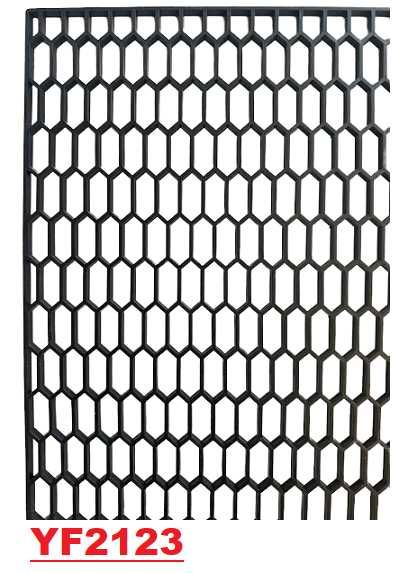 Декоративна PVC Тунинг Мрежа за Брони Прагове - 120х40см. 6-размера