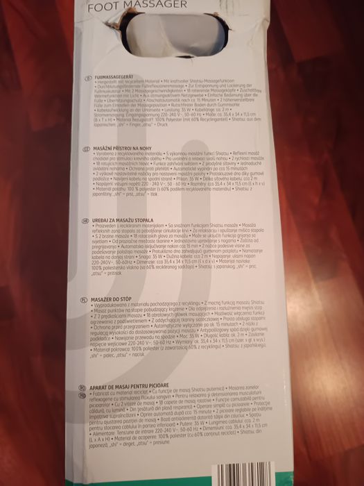 Aparat masaj picioare SwitchOn-Produs sigilat !