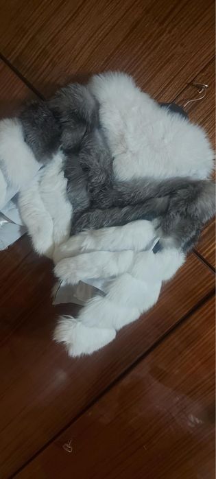 Палто  естествен пух