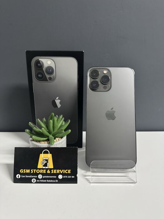 Iphone 13 Pro Max 128Gb Space Gray Bat100% Garantie Gsm Store&Service