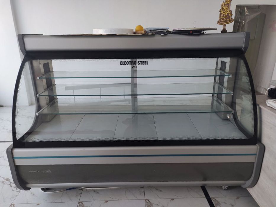 Витрина холодильник. 1,5х1,5. Electro steel.