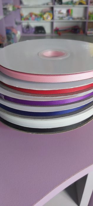 Репсовая лента разной ширины