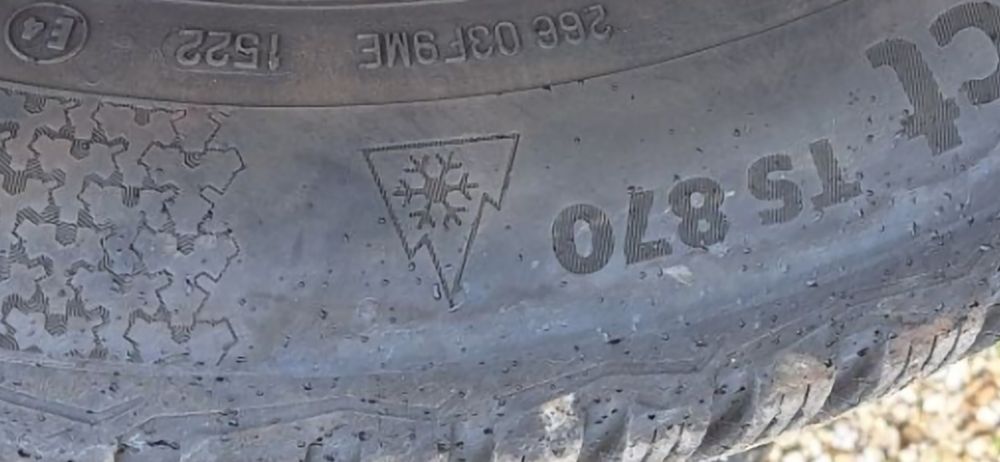 205/55/16 continental ts 870 зимни гуми 7mm дот 22г.4броя