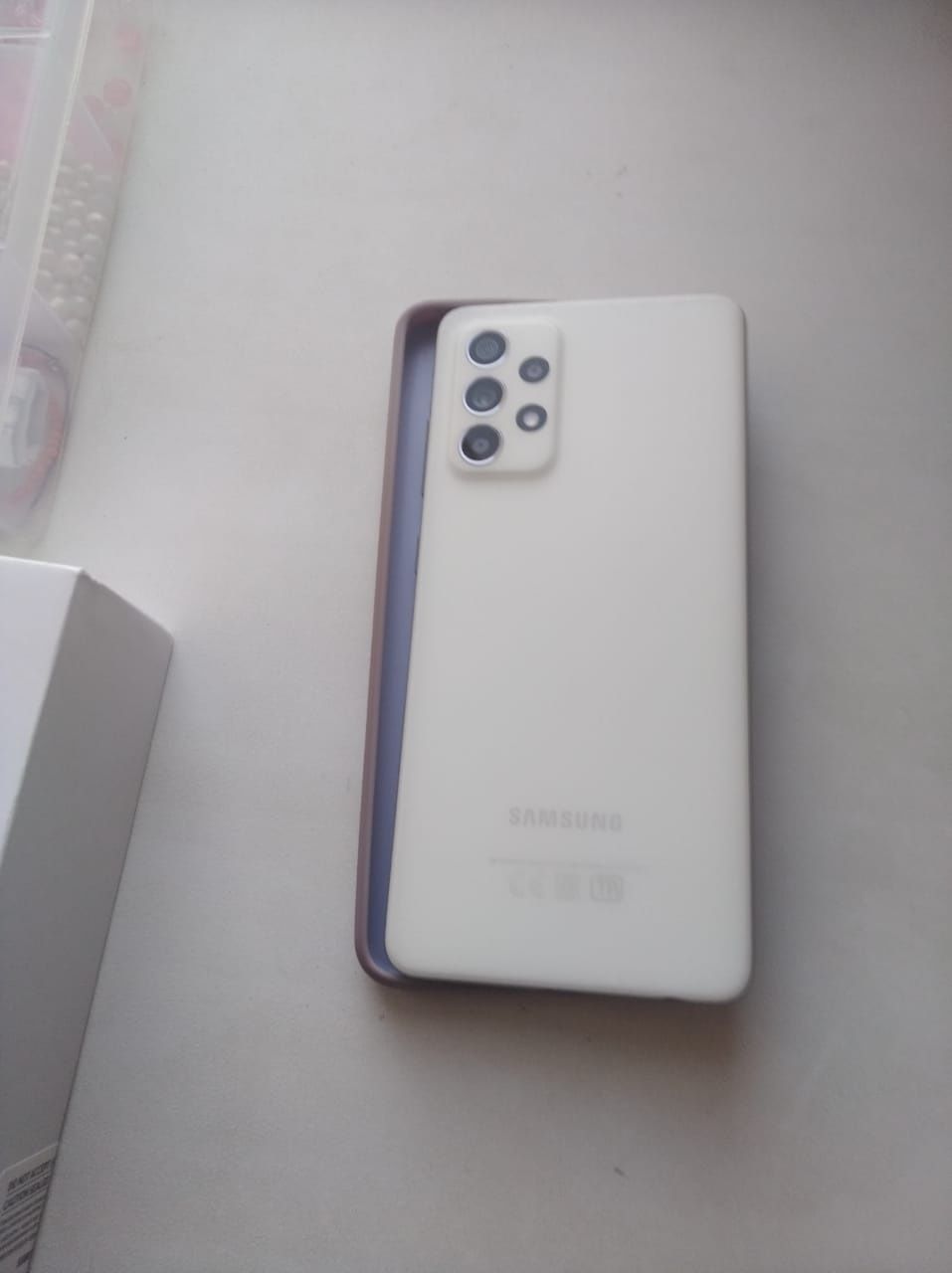 Смартфон Samsung Galaxy A52 4 ГБ/128 ГБ белый