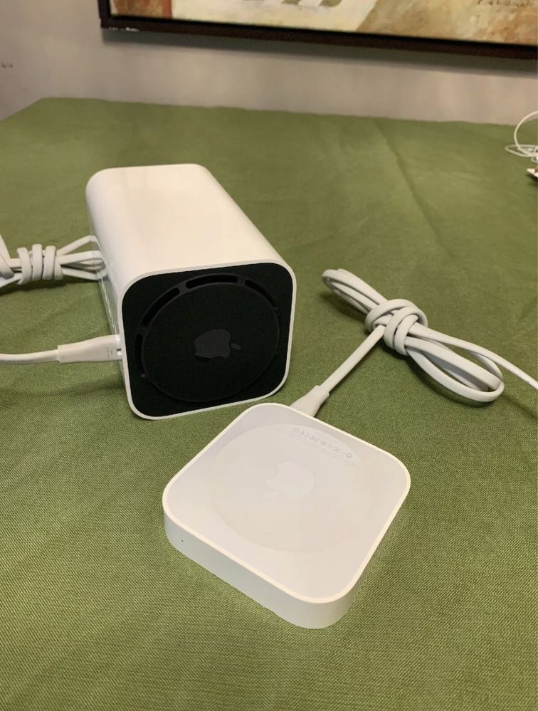 Apple Airport Extreme 6го поколения и Express Wifi Роутер Модем оптики