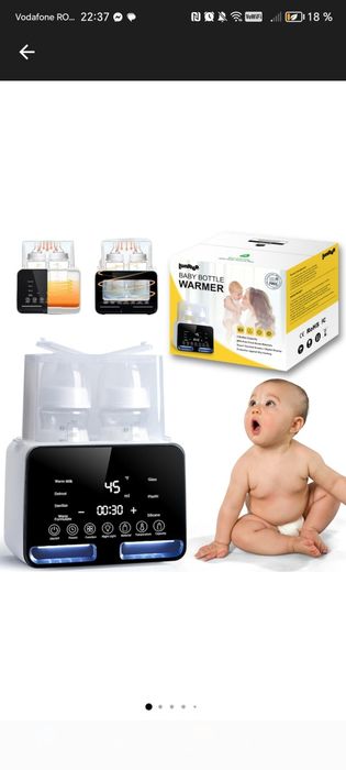 Vând urgent încălzitor lapte și sterilizator 4 funcții