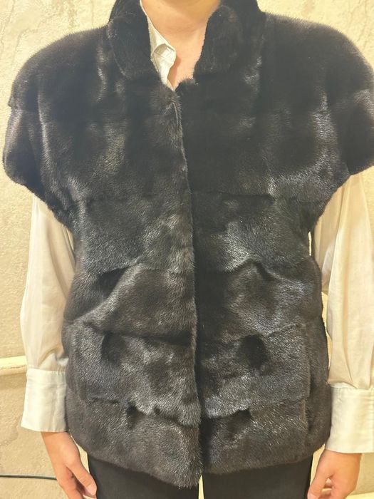 Норковая жилетка