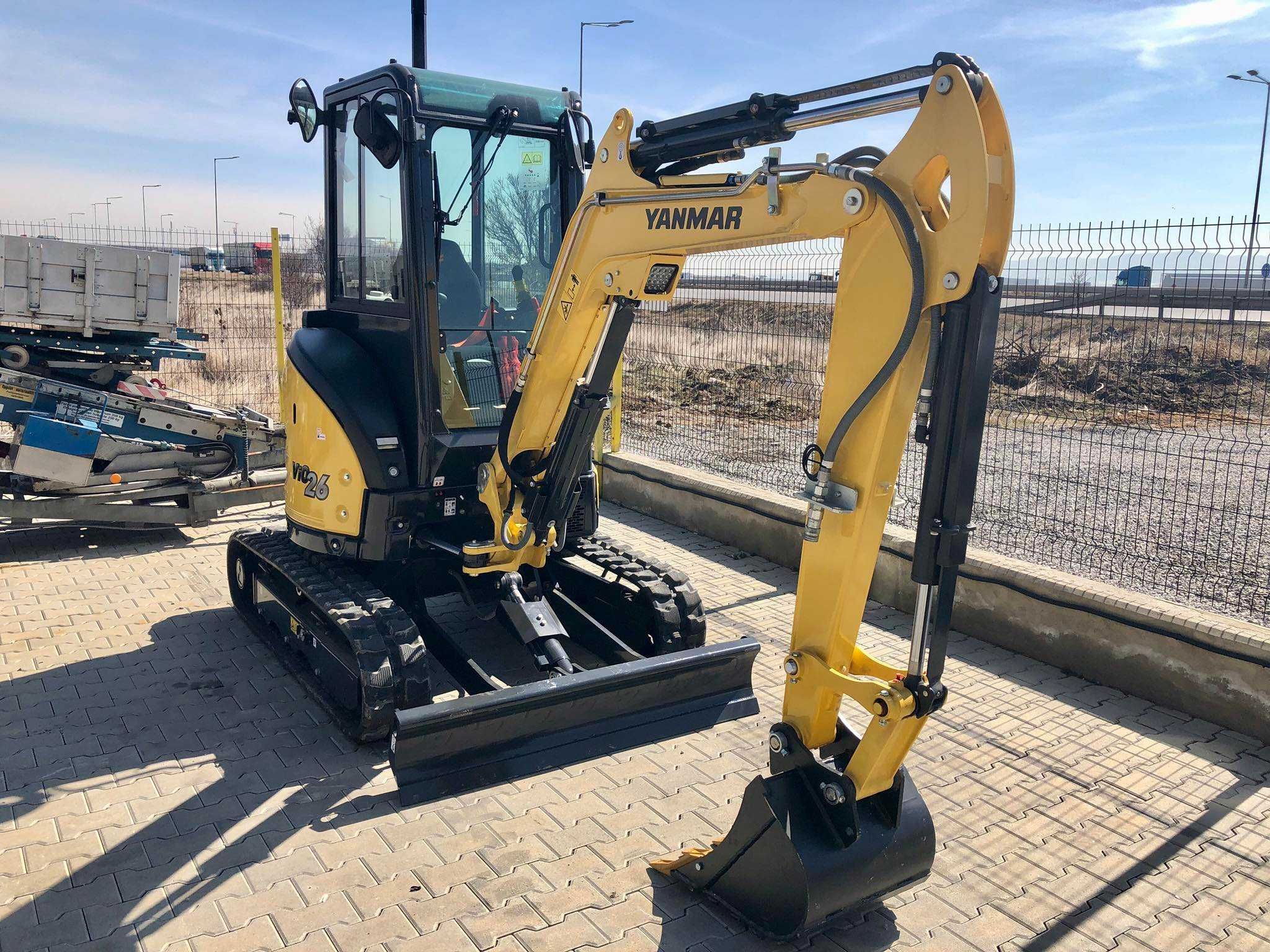 Мини багер 3000 кг Yanmar ViO26-6 ПОД НАЕМ от Рентекс