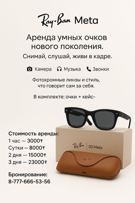 Аренда очков Ray-Ban Meta (с камерой)