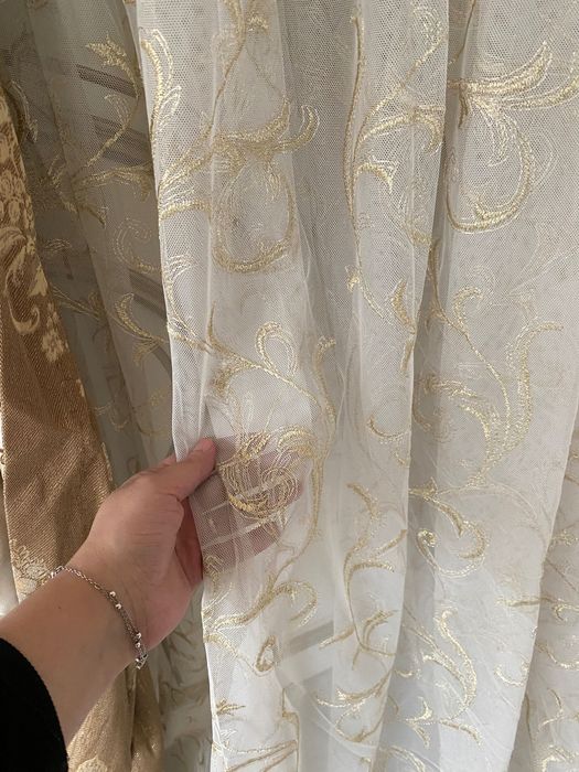 Шторы на 2 комнаты, турецкие, пардалар 2 та хонага туркияники