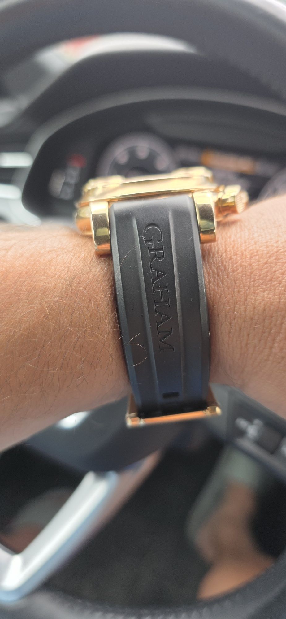Graham 46mm 18k rose Gold