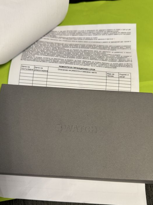 КАТО НОВ 49mm Apple watch Ultra 2 Гаранция Yettel 2026г. Black