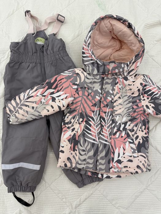 Зимний костюм для девочки 92см