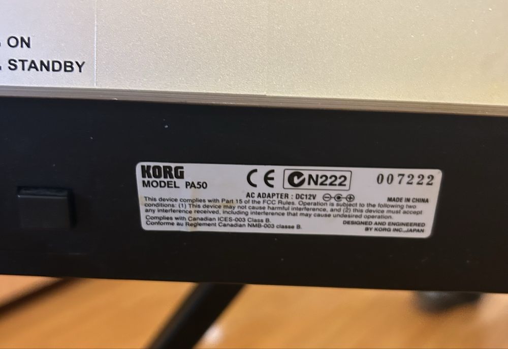 Синтезатор KORG PA50