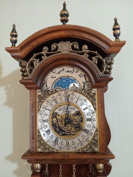 Ceas de perete cu pendul model olandez