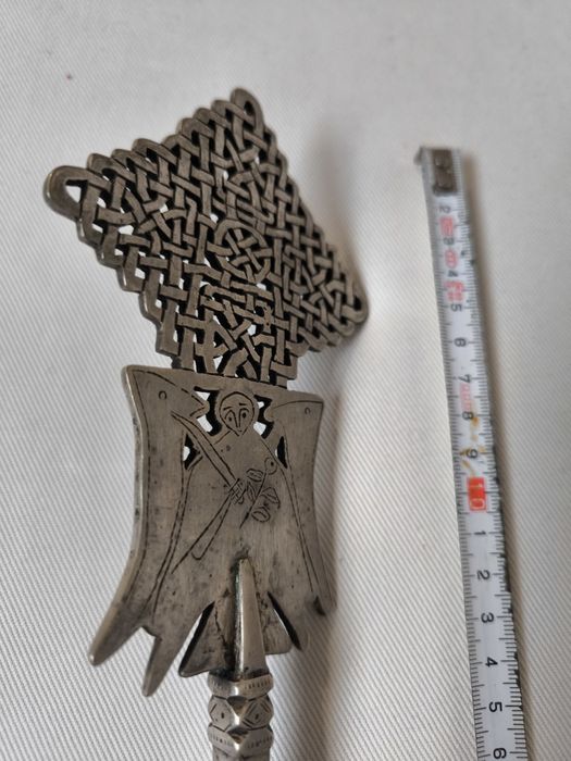 Продавам Коптски процесиен кръст Етиопия началото на 19 век