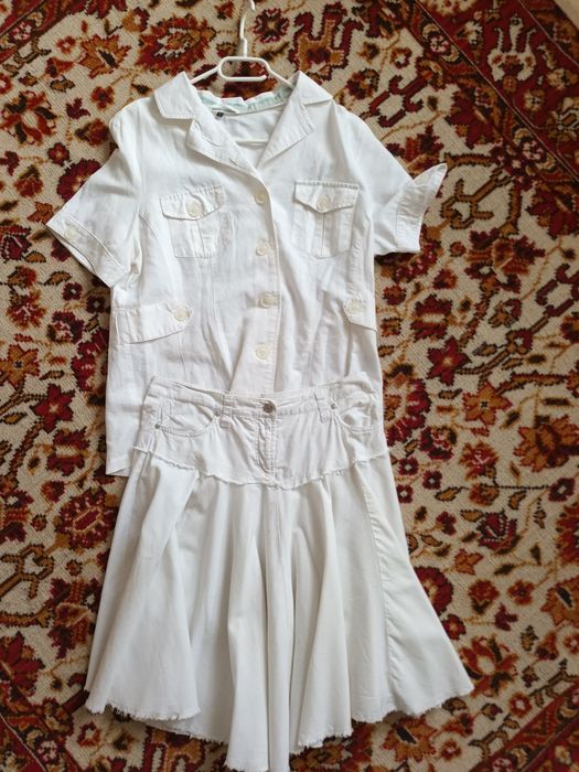 Set fusta + bluza în și bumbac