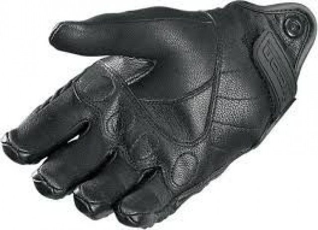 Ръкавици Icon l xl кожени къси ръкавици за мотор мото чопър икон кожа