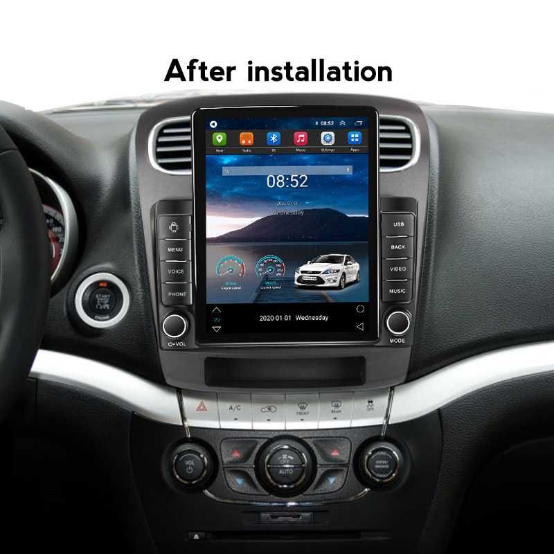 Navigatie Dodge Journey 2011-2020,Tesla Style, Android, 2+32GB ROM,10"