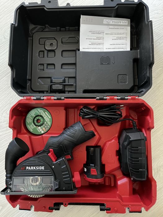 Polizor unghiular fara fir PARKSIDE PERFORMANCE® 12 V mini flex ppwsa