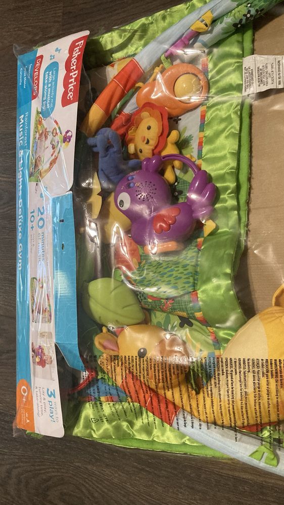 Активна гимнастика Fiher Price + Възглавница за игра "Ленивец"