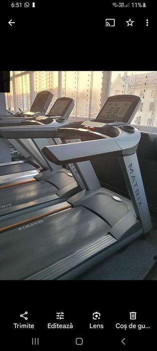 Benzi de alergare profesionale jog 500 led technogym
