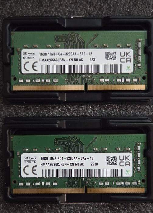 Memorie laptop Sodimm 32Gb DDR4 - 2 x 16 Gb Ddr4 3200Mhz