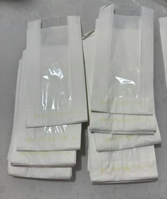 Крафт пакет с окошкой 2000 сум штук