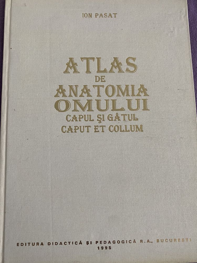 Atlas anatomie cap si gat Ion Pasat