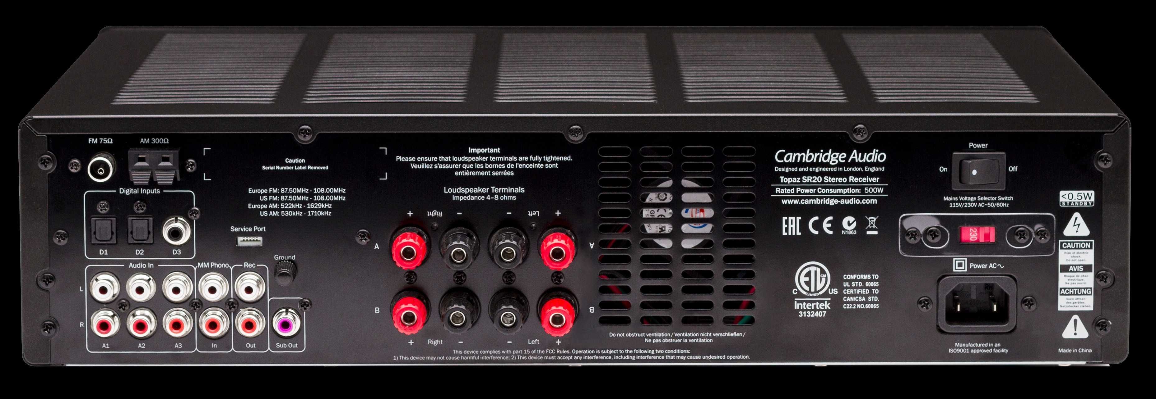 Amplificator Stereo Cambridge Audio Topaz SR20