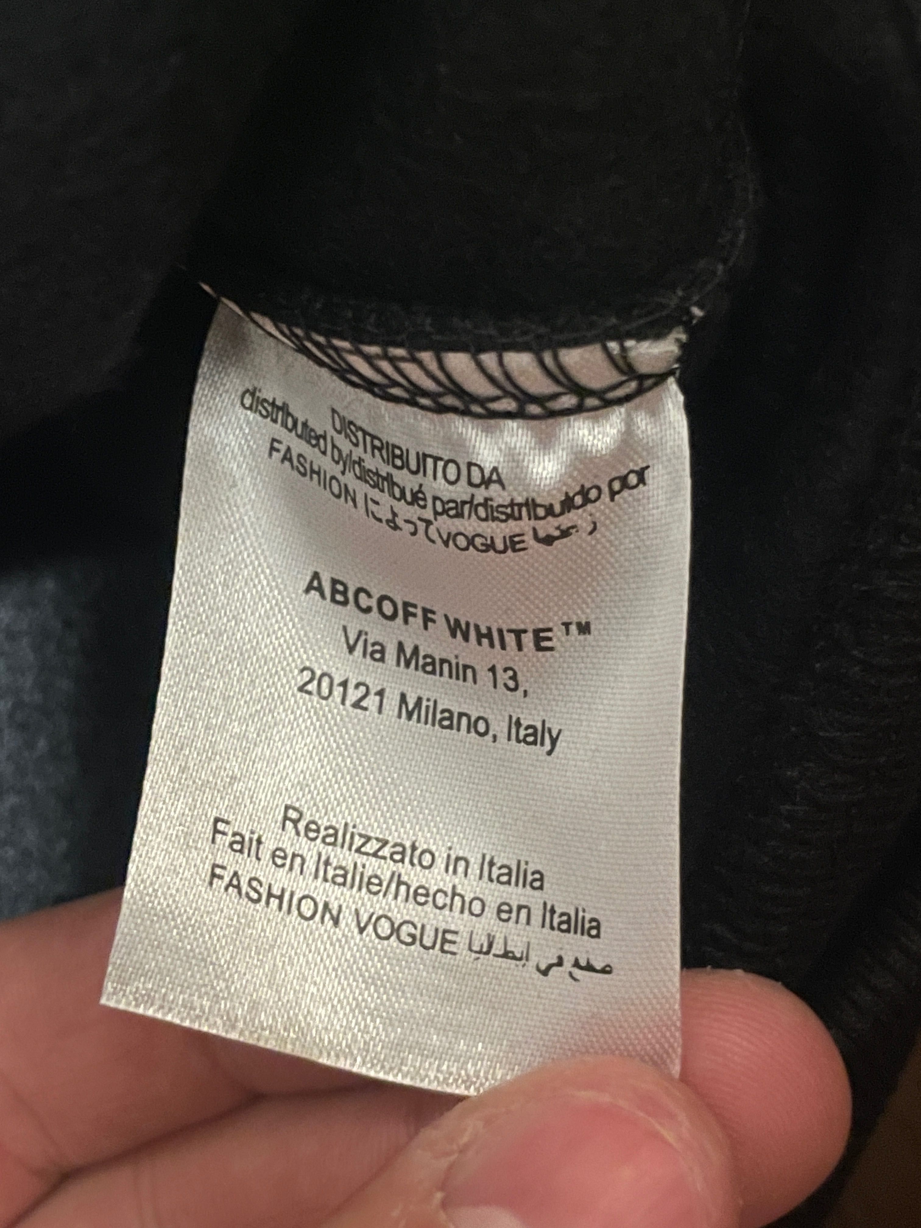 Vand hanorac Off White, nou, cu eticheta, marimea M/L
