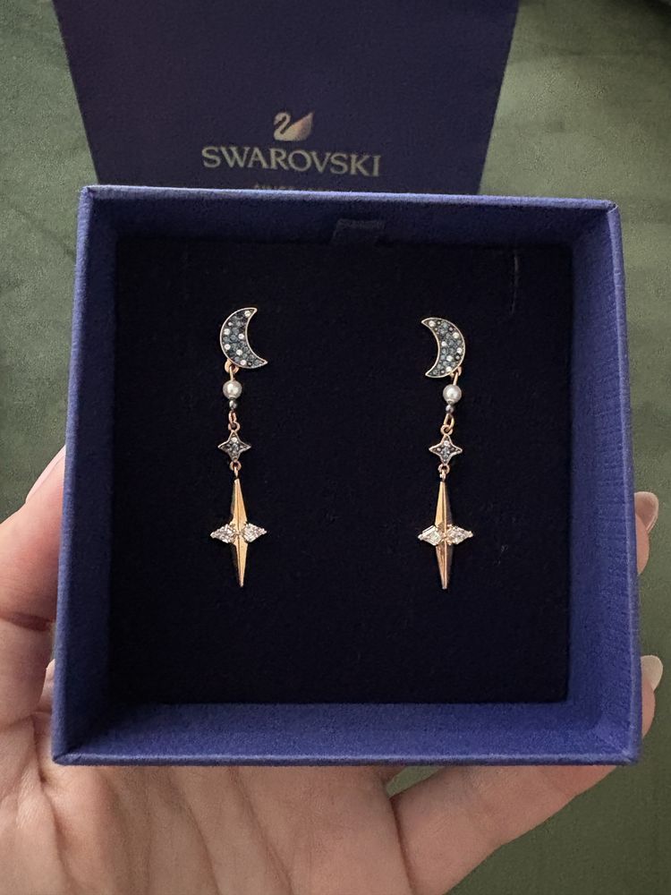 Обеци Swarovski Нови с кутия