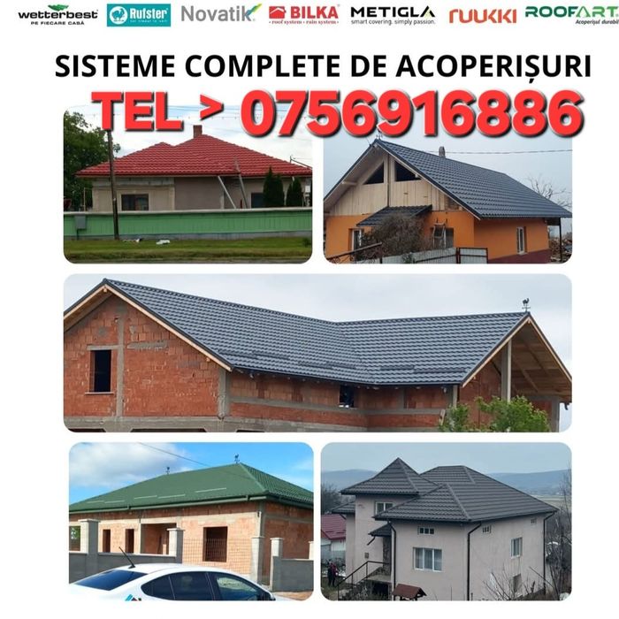 Acoperisuri si reparatii de urgenta Dulgherie ,mansardari , astereala