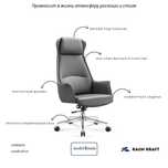 Кресло офисное Rymm – сочетание роскоши, комфорта и надежности