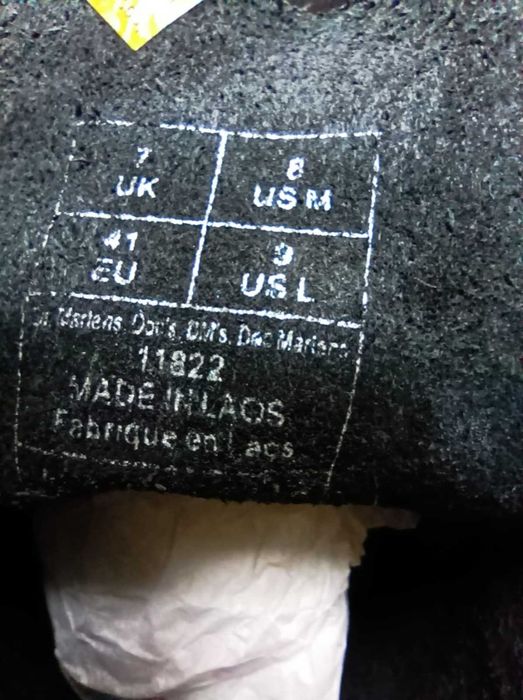 Vând ghete Dr. Martens Black Smooth 41, ca noi