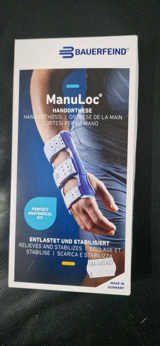 Orteză stabilizatoare MANULOC   pentru încheietura mâinii, Măr.2 titan