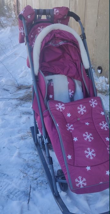 Санки с колёсами