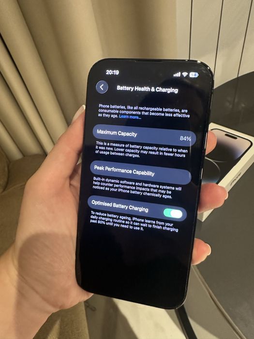 Iphone 14 pro 512 GB черен, 86% батерия